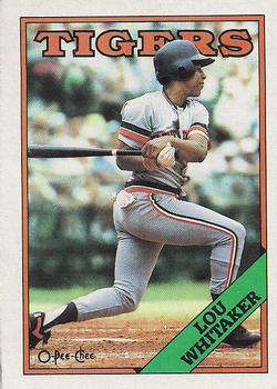 1988 O-Pee-Chee Baseball Cards 179     Lou Whitaker